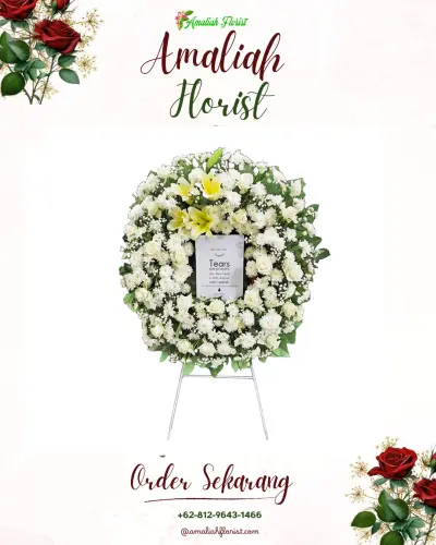 Krans Bunga Duka Cita di Kedungoleng