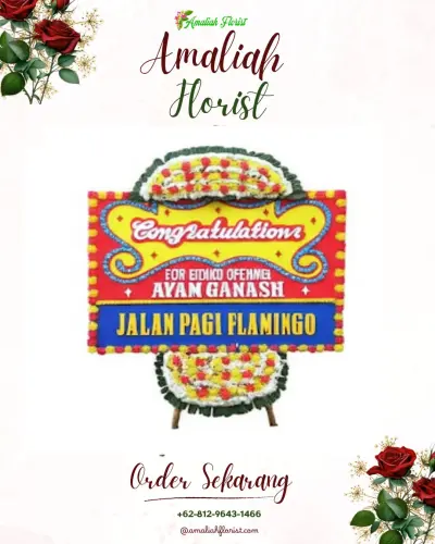 Bunga Papan Congratulation di Kedungoleng